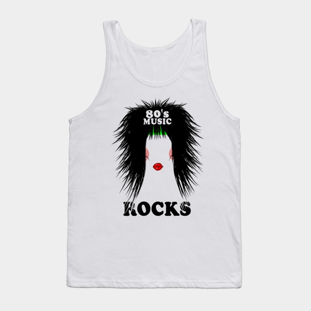 80s Music Rocks Tank Top by mailboxdisco